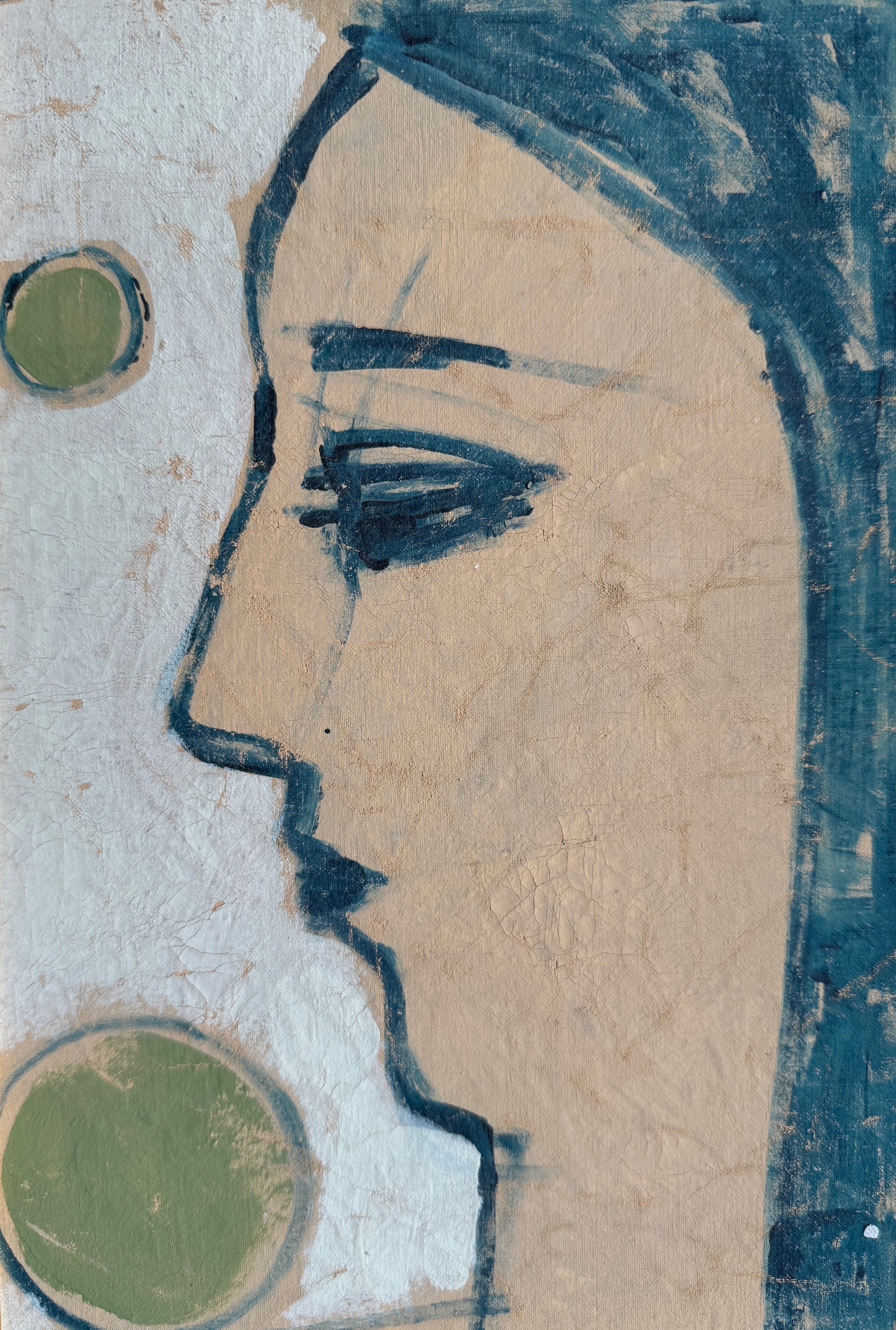 Portrait vintage d'une école d'art italienne