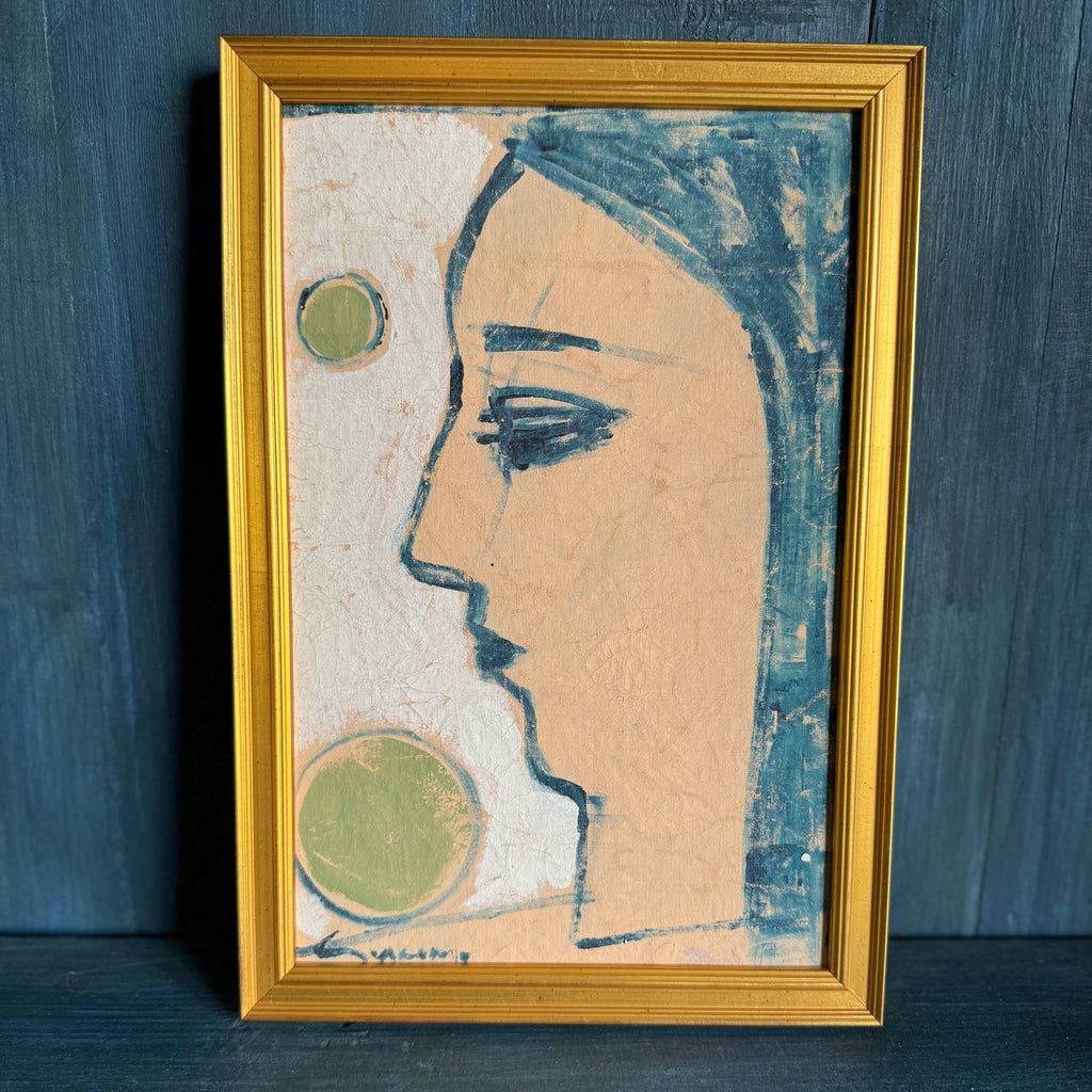 Portrait vintage d'une école d'art italienne