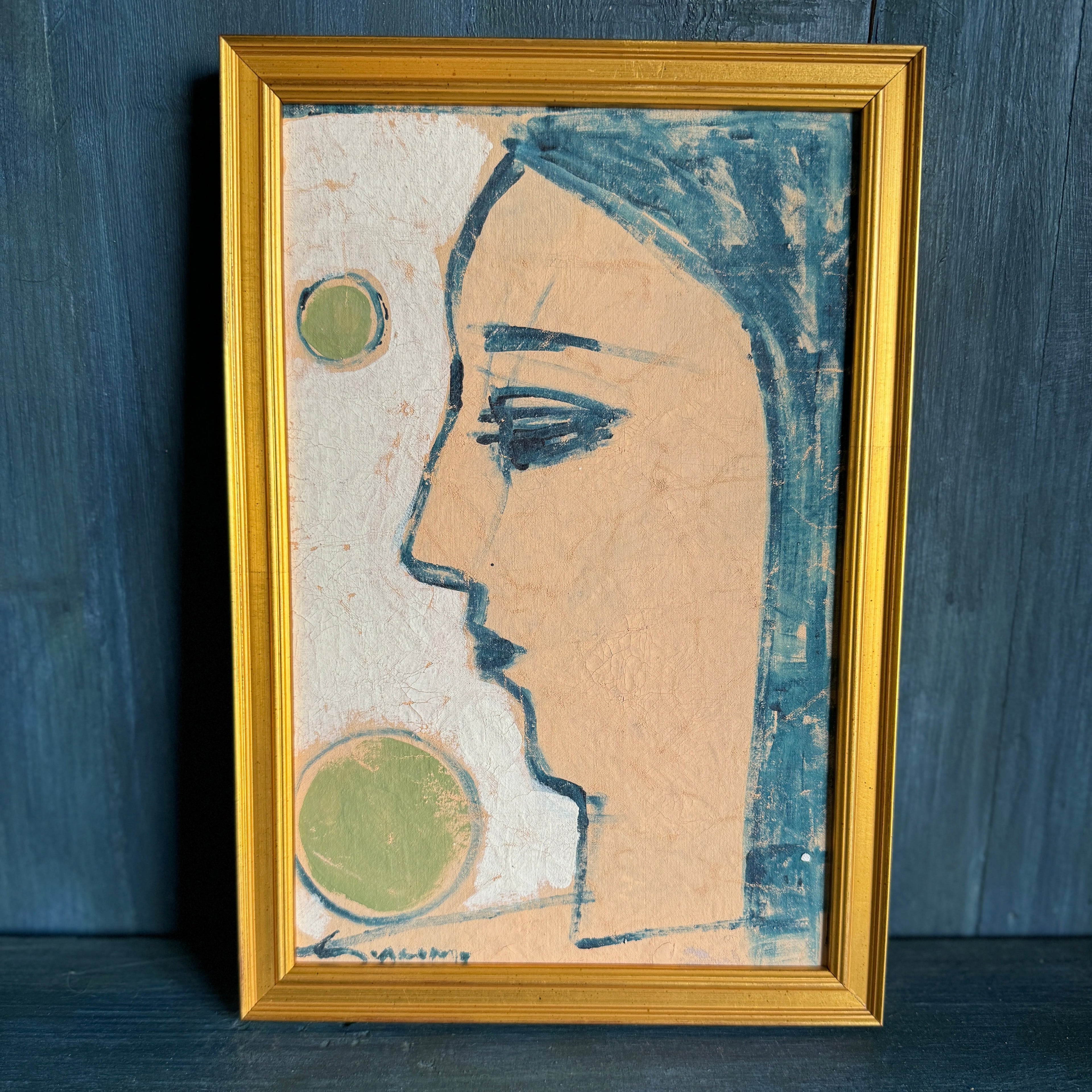 Portrait vintage d'une école d'art italienne