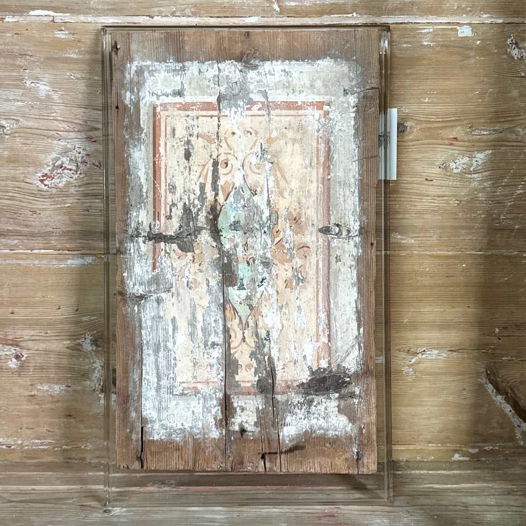 Panneau de plafond vénitien du XVe siècle sur acrylique