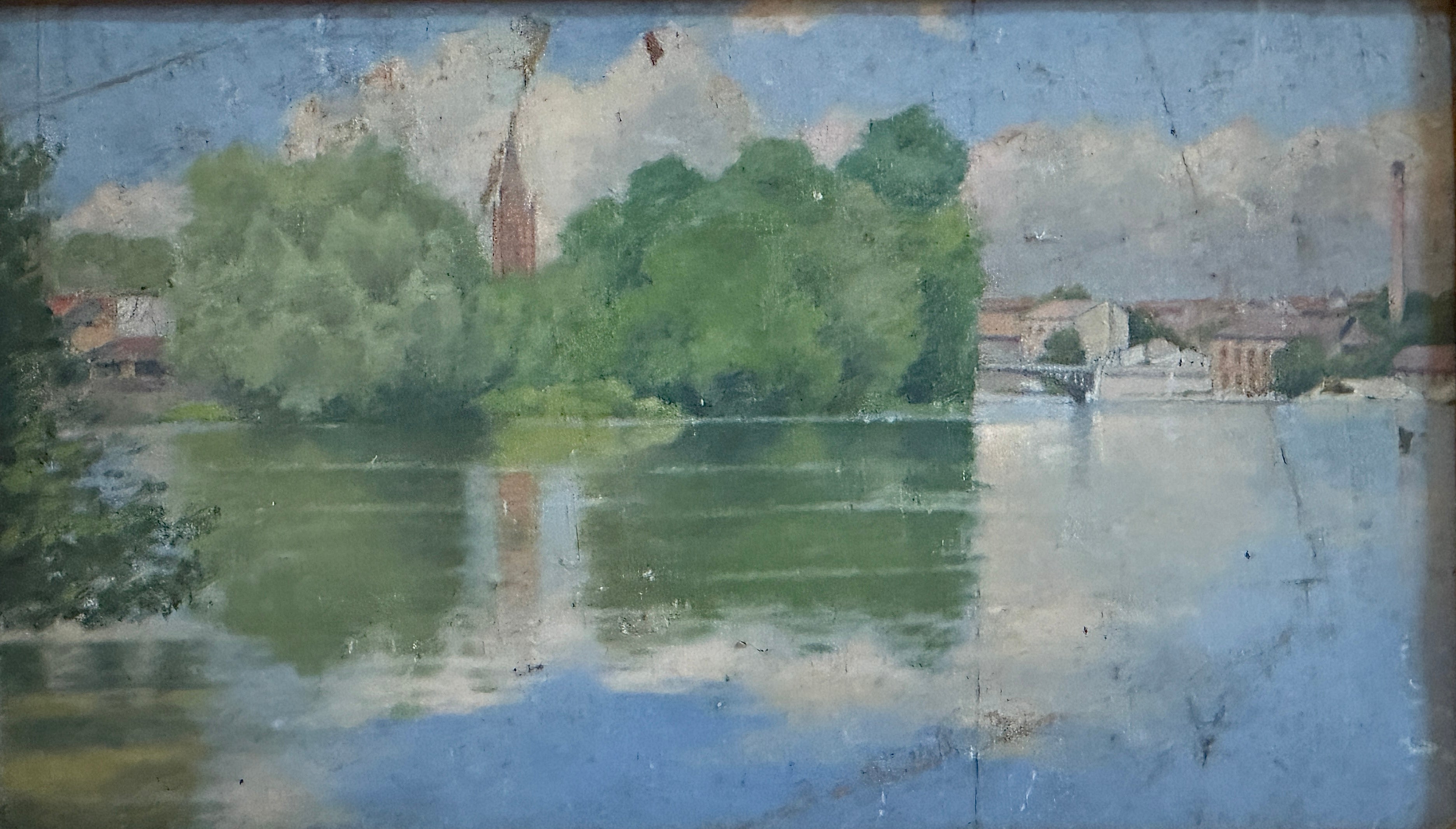 Peinture de paysage 6,5H x 10,5L
