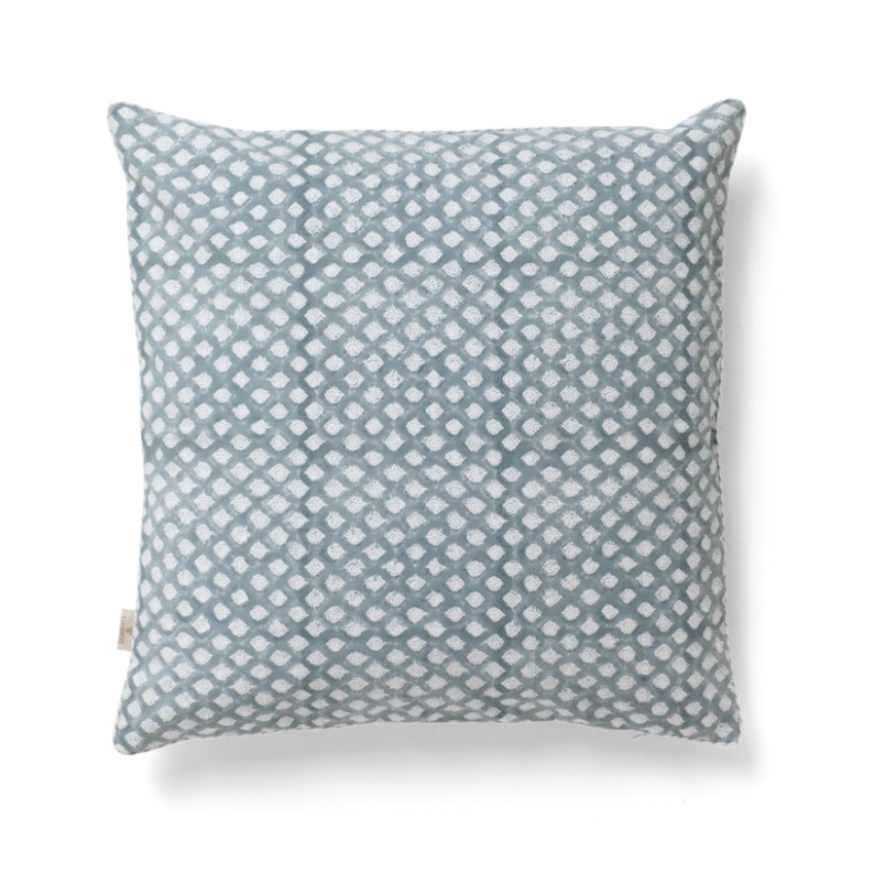 Housse de coussin en coton médaillon