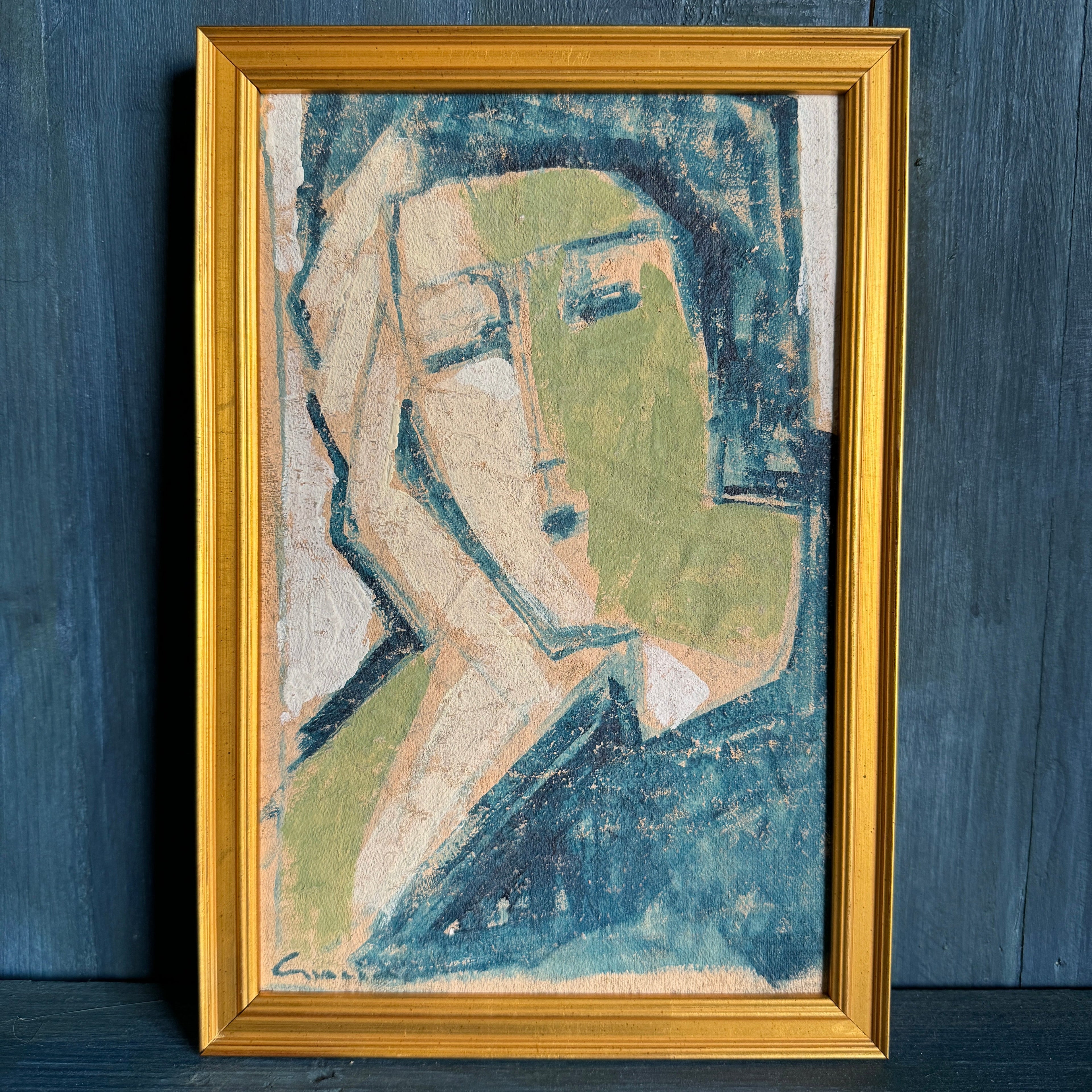 Portrait vintage d'une école d'art italienne